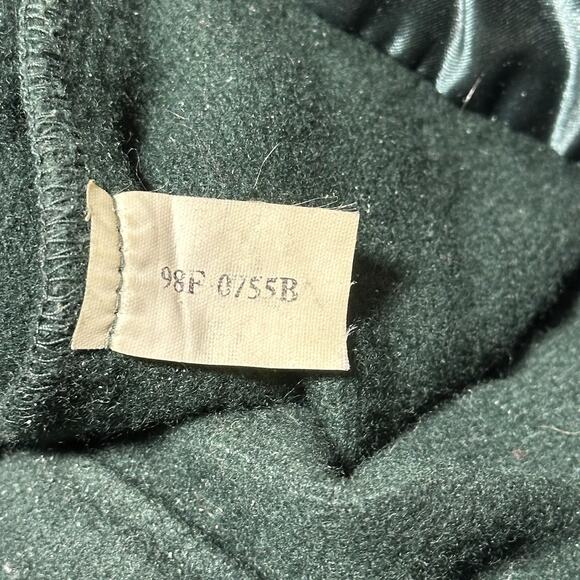 Vtg Salmon River Traders Long Sleeve Button Up Shirt Sz XLT Green Fleece Wool - Picture 7 of 11